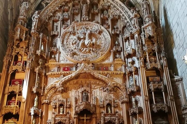 Visit to the Cathedral of Santiago with Roofs and Tower