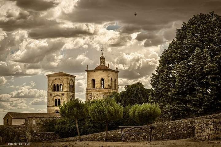 Towers of the Santa María la Mayor church in Trujillo