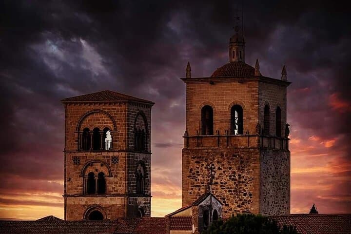 Towers of the Santa María la Mayor church in Trujillo