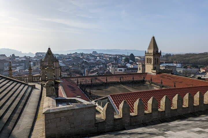 Visit to the Cathedral of Santiago with Roofs and Tower