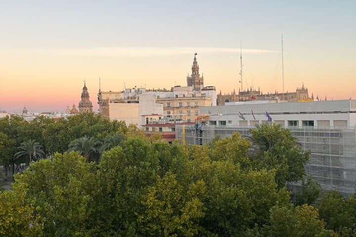 Oriental dinner with a view of the Giralda