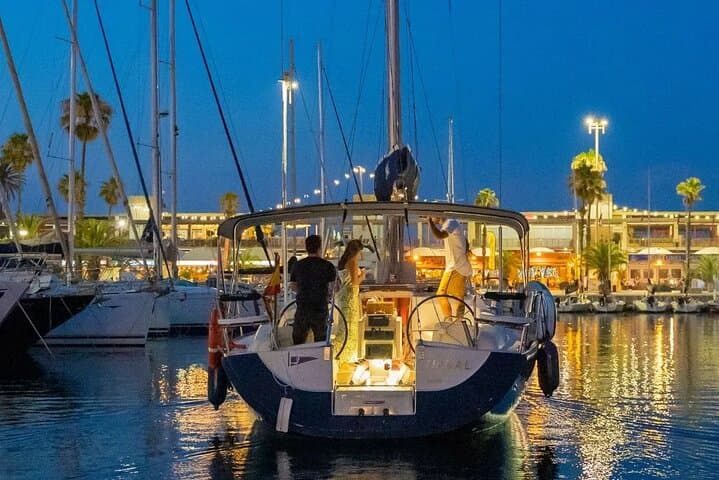 Romantic Private Dinner on a Sailboat 1 Night for 2 people