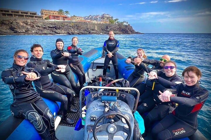 Perfect boat dive conditions