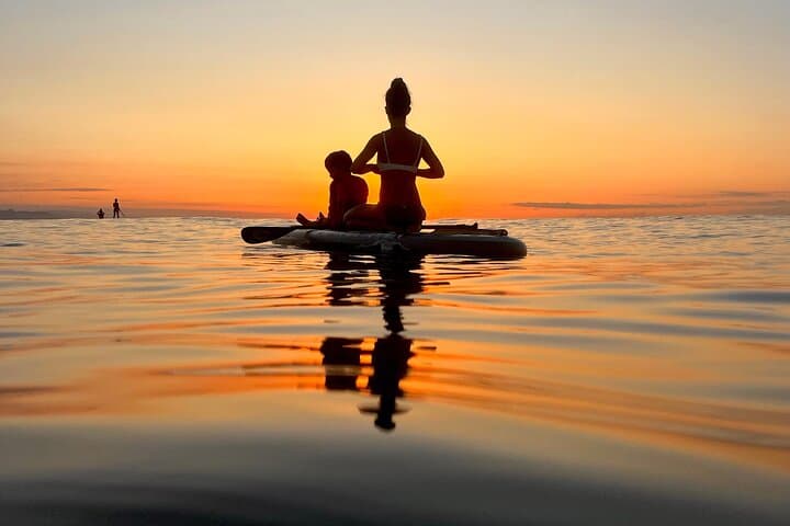 Sunrise paddle surf (guided) in Barcelona