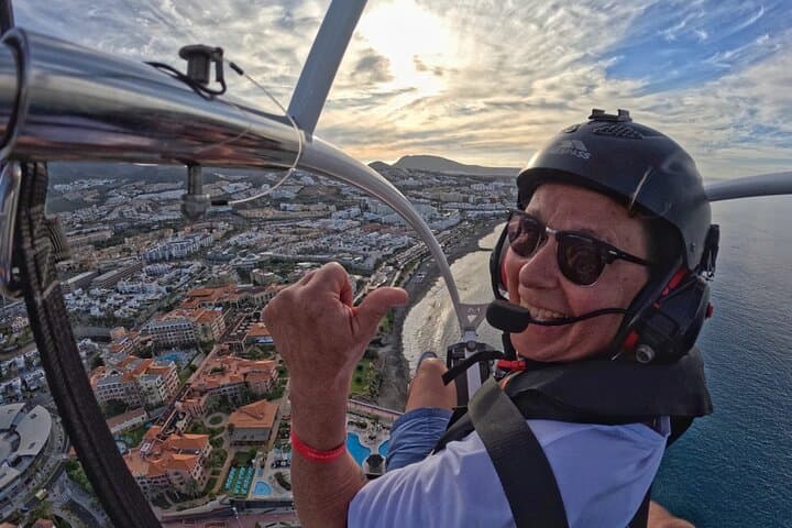 Paratrike Flight in Costa de Adeje with the World Champion