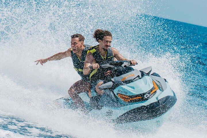 Jet Ski Experience in Cala en Basset and Cueva s'Argilau