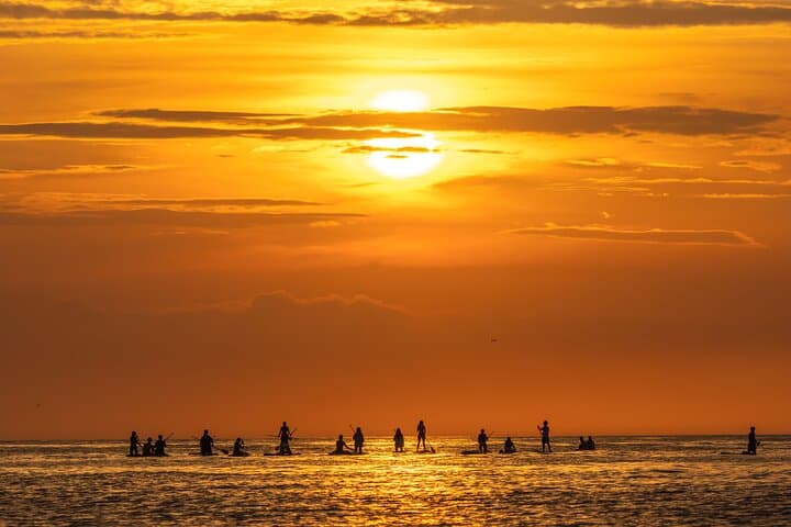 Barcelona: Sunrise Paddle Surf with Instructor and Photos
