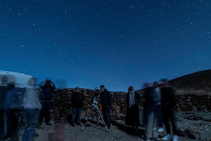 Looking through the telescope