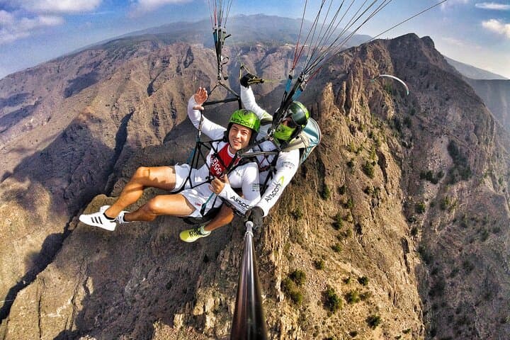 Bronze Tandem Paragliding Flight in South Tenerife with Pick-up