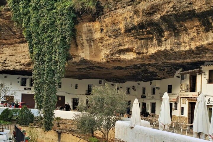 Setenil houses built in rock