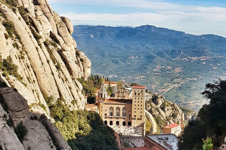The views from the top station of Sant Joan funicular