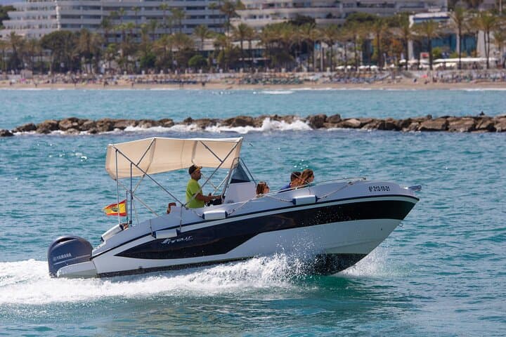 Private Boat Tour through the Bay of Marbella NIREUS 620