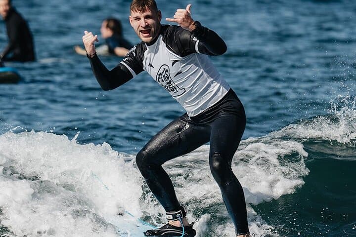 Small Group Surf Lesson in Playa de las Americas