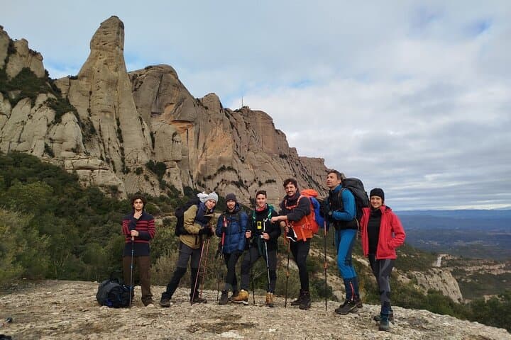 Ascension to Sant Jeroni and bivouac night in Montserrat