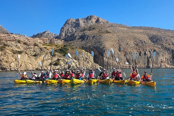 Alicante : Kayaking adventure through Morro de Toix and Cueva Coloms