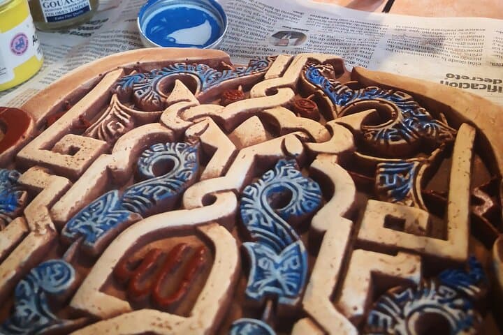 Andalusian polychrome plasterwork I