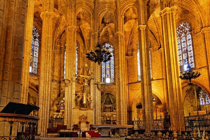 Barcelona Cathedral: Ticket, Guided Tour, Terrace + VR Experience