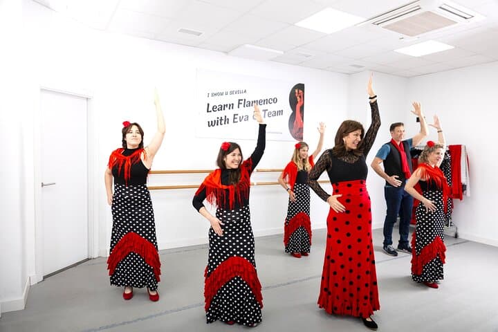 Flamenco Dance Class in Seville with optional Flamenco Costume