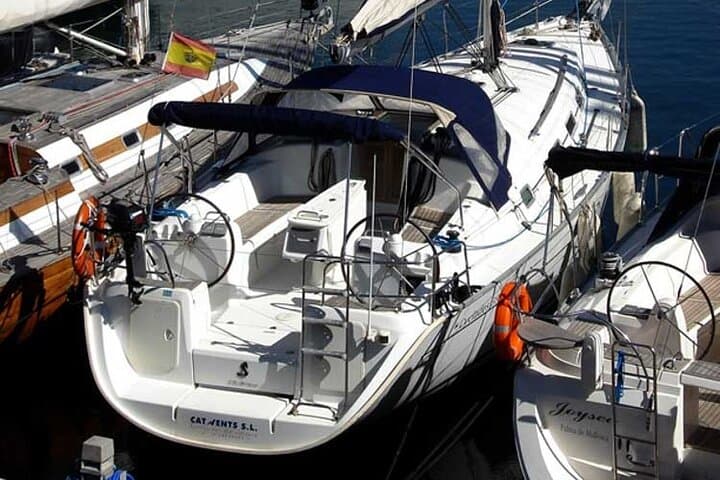 Catvents sailboat in the Olympic port of Barcelona