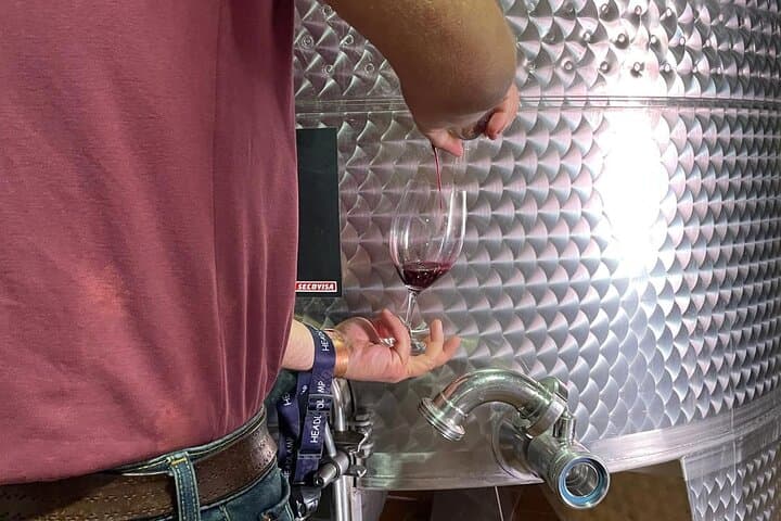 Tasting from the tanks