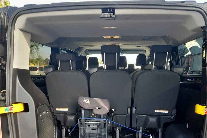 Private Driver from Seville To Algarve By 8 Seats Minibus