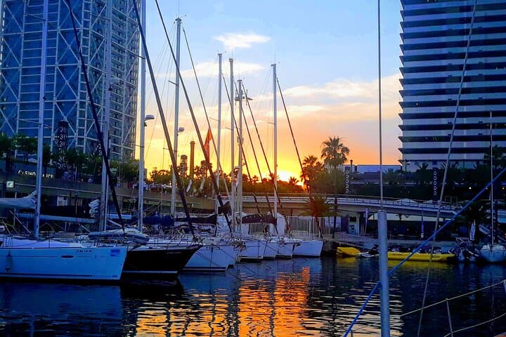 Barcelona: Sunset sailing cruise with gin and tonic workshop