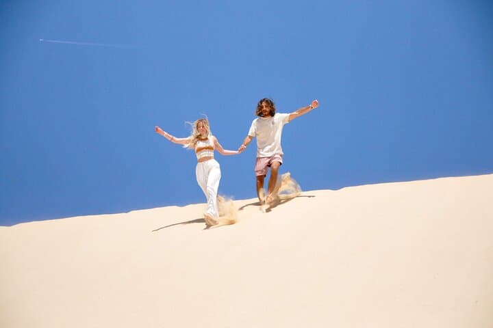 Slide down a sand dune, feel the exhilaration of letting go! (Pt.1)