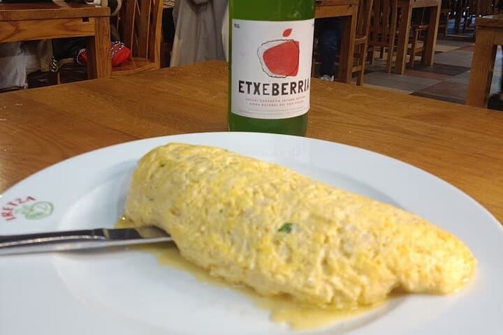 Juicy cod omelette