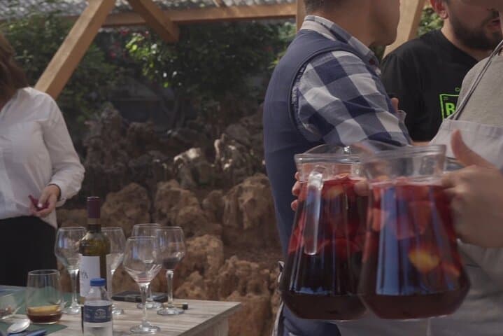 Valencian paella experience and visit to a private winery