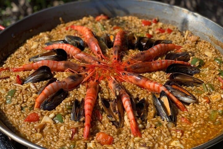 Rooftop Paella Seafood Cooking Class Experience in Barcelona