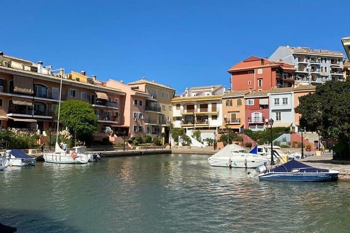 Sightseeing Tour in Port Saplaya, Sant Josep, and Waterfalls