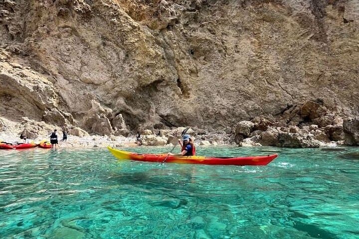 Guided Sea Cave Tour with Kayaking and Snorkeling in Ibiza