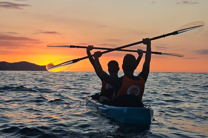Sunrise excursion in Transparent Kayak on the Costa Brava