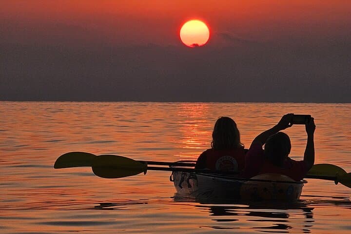 Sunrise excursion in Transparent Kayak on the Costa Brava