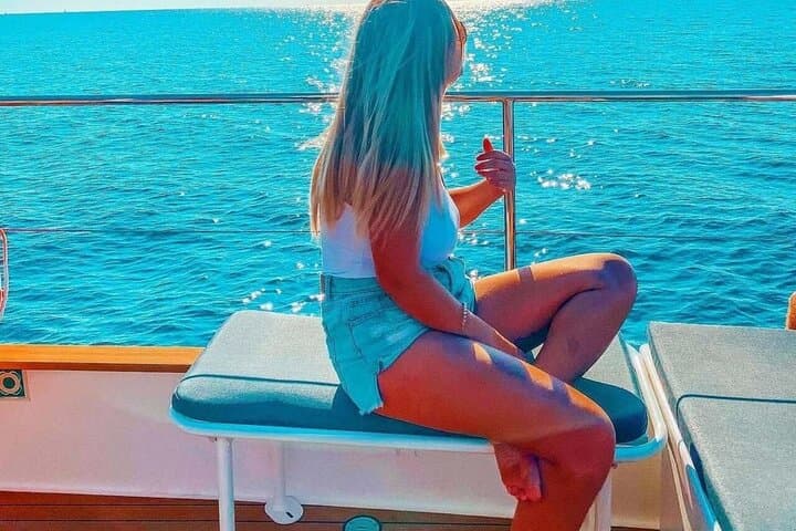 Catamaran ride and swim stop 2 Hours From Valencia