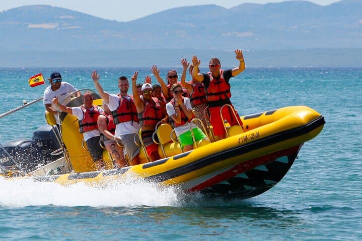 High-Speed Speedboat Adventure in the Bay of Alcudia