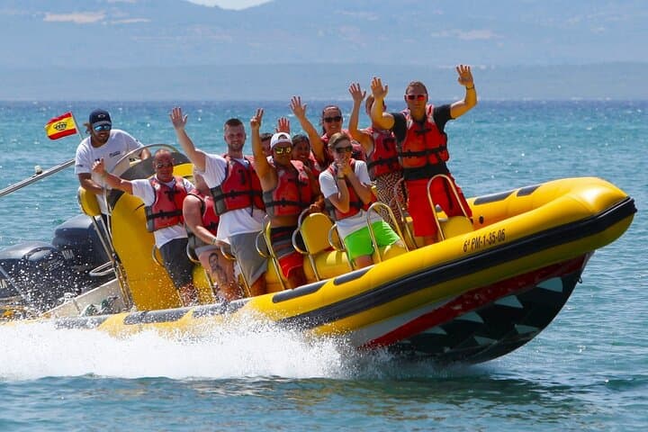 High-Speed Speedboat Adventure in the Bay of Alcudia
