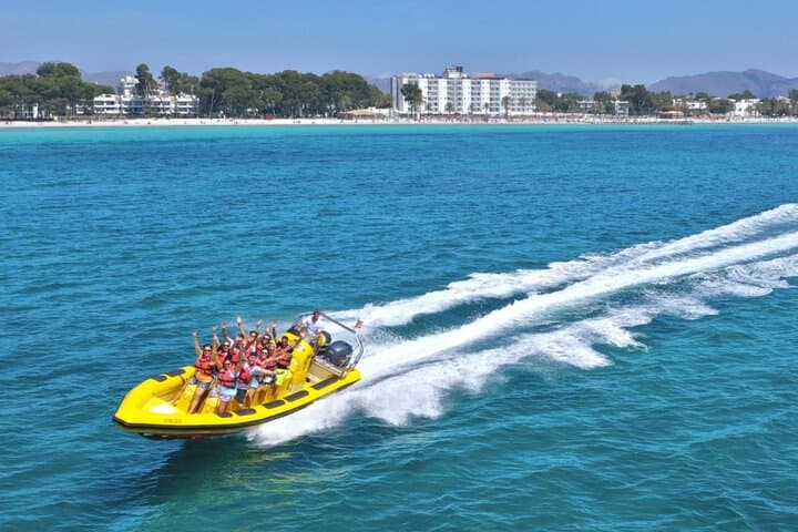 High-Speed Speedboat Adventure in the Bay of Alcudia