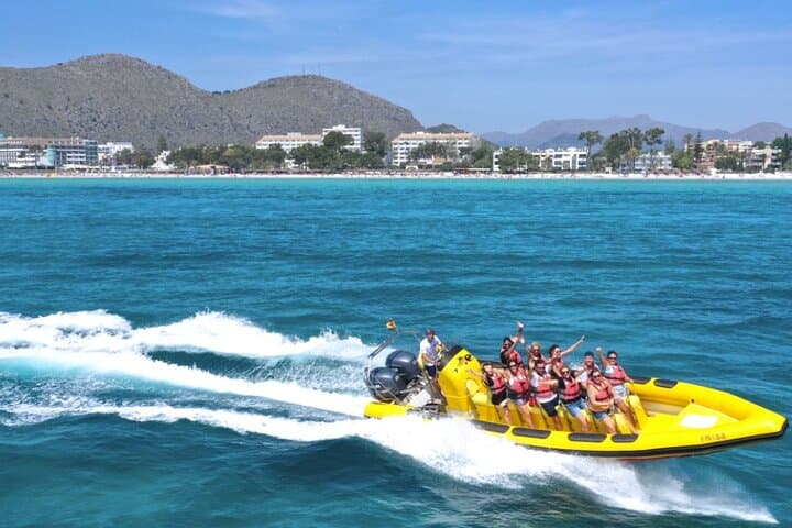 High-Speed Speedboat Adventure in the Bay of Alcudia