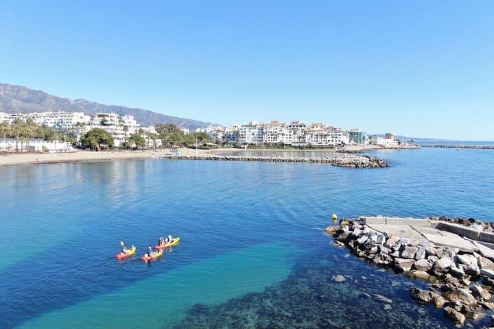 Guided Kayak Tour in Puerto Banús Marbella