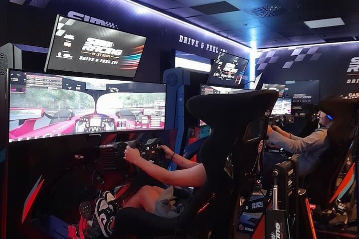 Car racing simulator at the Barcelona Casino