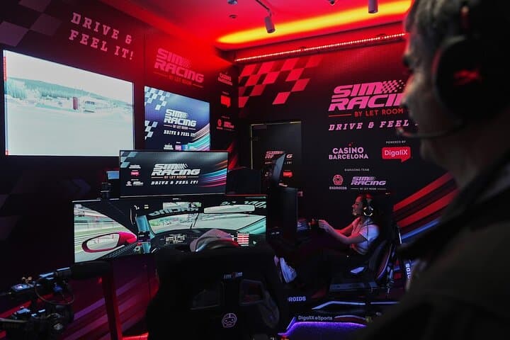 Car racing simulator at the Barcelona Casino