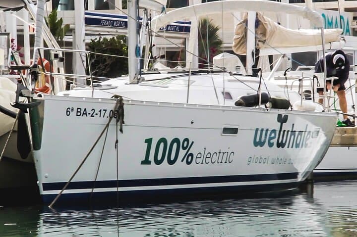 Small Group Dolphin Sunset Tour on Electric Sailing Boat Denia