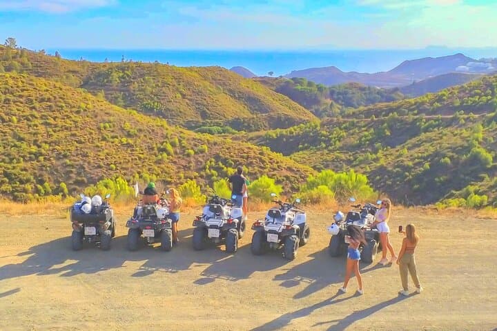 Amazing views of Marbella, Mediterranean sea, Africa and Gibraltar