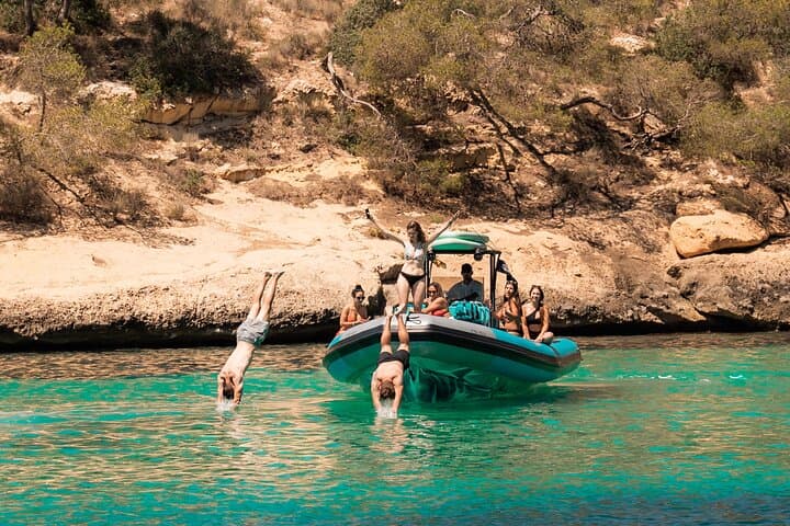 Mallorca: Speedboat Tour, Cathedral Visit, Coves and Snorkeling
