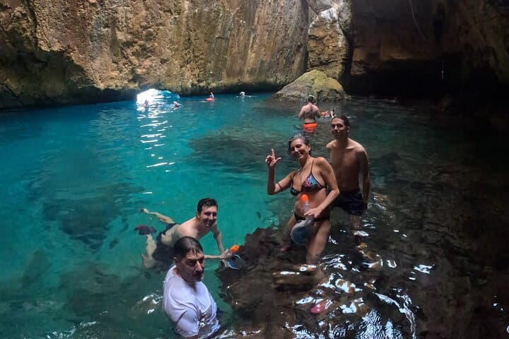 Kayak excursion to Cala de Moraig, Fish Cave and Testos