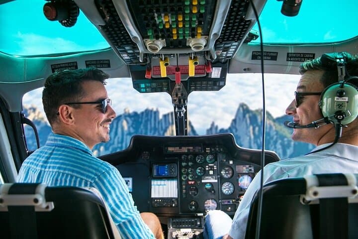 Montserrat Helicopter Flight, Monastery Visit & Cava Tasting