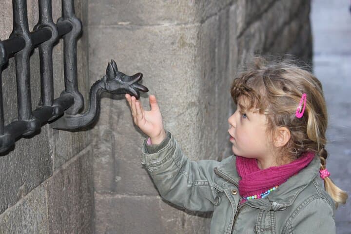 Kids & Family Private Guided Dragon Tour in Barcelona