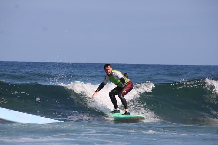 Group Surfing Lesson at Playa de las Américas, Tenerife