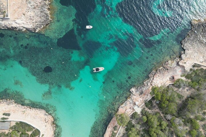 Private Boat Tour of San Antonio with Paddel surfing and Snorkeling